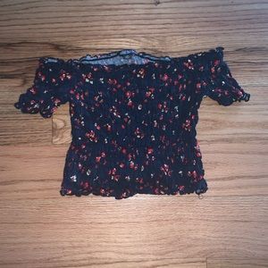 Floral crop top